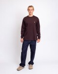 Tričko Carhartt WIP L/S Chase T-Shirt Palisander / Gold