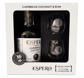 Espero Creole Coconut & Rum 0,7L, 40%, -DB + 2 skl.-