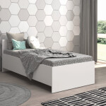 DumDekorace Dětská postel JUNIOR 160 x 80 cm v bílé barvě