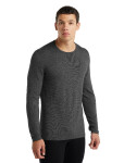 Pánské merino triko ICEBREAKER Mens 260 Tech LS Crewe, Gritstone HTHR velikost: XXL