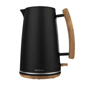 Cecotec ThermoSense 400 černá/dřevo / Rychlovarná konvice / nerezová ocel / 1,7 l / 3000 W / 360° základna (1479)