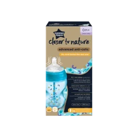 Tommee Tippee Kojenecká láhev C2N ANTI-COLIC Boy 260ml / od 0 měsíců (422575TT)