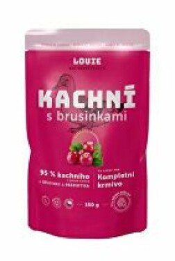 Louie Dog kapsa Kachní s brusinkami 150g
