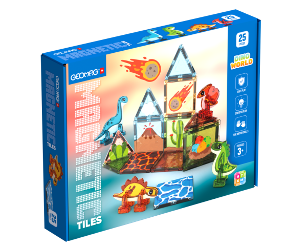 Geomag Magnetic Tiles Dino - Golden Bear