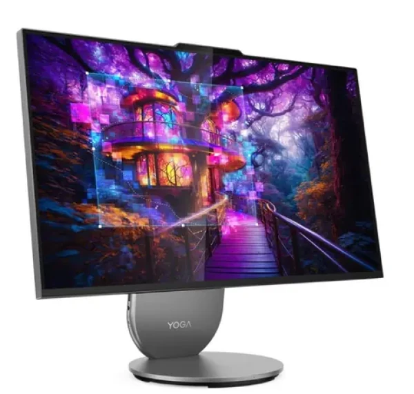 Lenovo AIO Yoga 27IAH10 šedá / 27" QHD / Intel Core Ultra 5 125H / 16GB / 1TB SSD / Intel Arc / W11H (F0J20014CK)