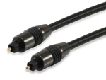 Equip Toslink černá / Optický audio kabel / 1,8 m / pozlacené konektory (147921)