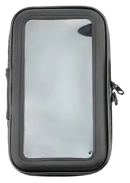 Hurtel Voděodolný držák telefonu na kolo/motorku XL černý / Držák na mobil / univerzální / max. telefon 165×80 mm