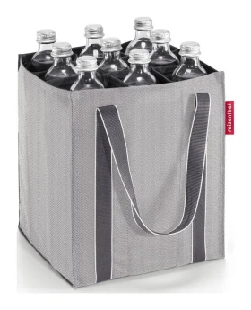 Reisenthel Bottlebag Herringbone Grey REISENTHEL-ZJ7074