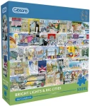 GIBSONS Puzzle Města Velké Británie XL