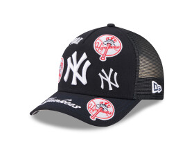 Pánská kšiltovka New York Yankees MLB NEW ERA 940MC AF Trucker All Over
