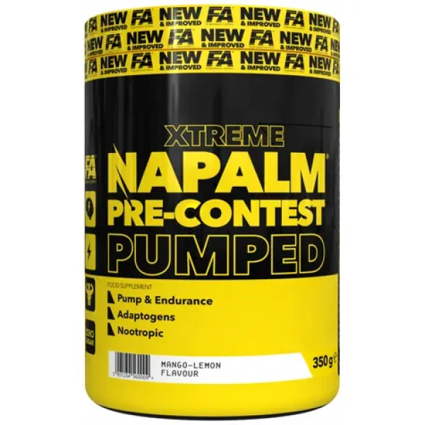 Fitness Authority Napalm Pre-Contest Pumped 350 g mango lemon (13796)