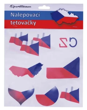 SPORTTEAM Tetovací obtisky ČR 1 (4891223085464)