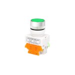 Tlačítkový panelový spínač LAY37 - Zelená, 22mm, 10A, bez aretace