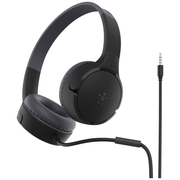 Belkin SoundForm Mini Sluchátka On Ear kabelová černá omezení hlasitosti