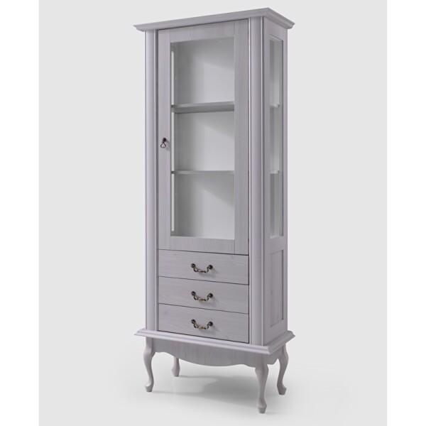 Vitrína Diana DA4 Barva korpusu: Dub - lefkas