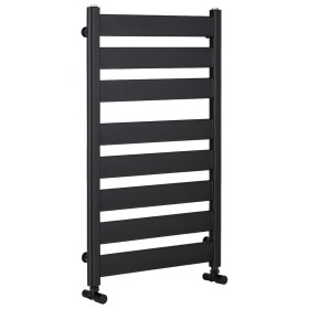 CERANO Koupelnový radiátor Marco - boční připojení - 698W - černá matná - 920x550 mm