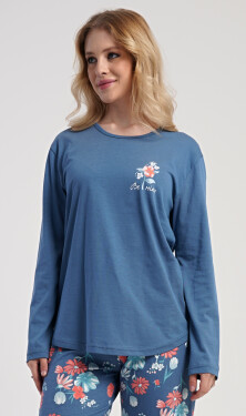 Dámské pyžamo dlouhé Vienetta Secret Tracy