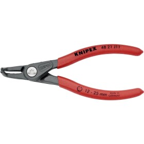 Knipex 48 21 J11 kleště na pojistné kroužky Vhodné pro (kleště na pojistné kroužky) vnitřní kroužky 12-25 mm Tvar hrotu zahnutý o 90°