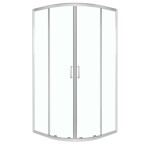 KERRA - Sprchový kout bez vaničky Aruba 80 , chrom 5907548124630