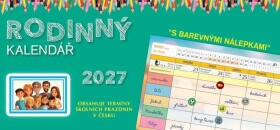 Kalendář 2027 stolní: RODINNÝ