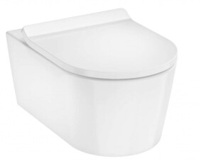 HANSGROHE - EluPura S Závěsné WC se sedátkem SoftClose, Rimless, AquaHelix Flush, EcoSmart, bílá 60344450