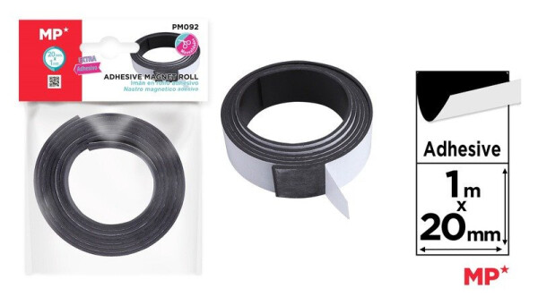 Magnetická páska 20mm 1m