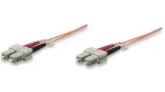 Intellinet optický patch kabel SC/SC oranžový / Optický patch kabel / SC/SC / Multimode OM1 / 1 m (515818)