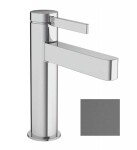 HANSGROHE - Finoris Umyvadlová baterie, s výpustí, CoolStart, EcoSmart, kartáčovaný černý chrom 76025340