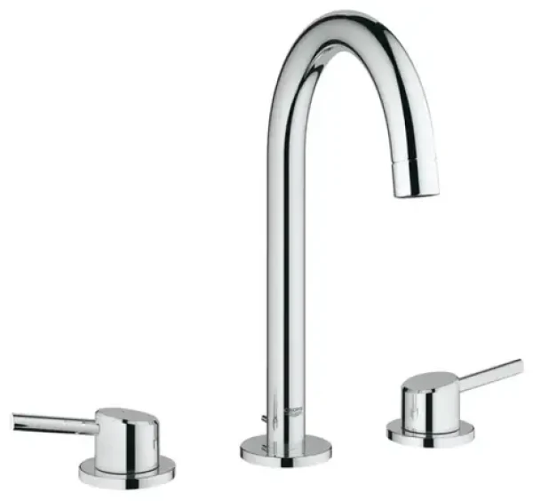 Grohe Concetto - Umyvadlová baterie s výpustí 3-otvorová instalace chrom (20216001)