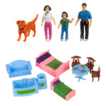 Skládací domeček pro panenky - přenosný design aktovky