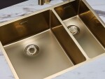 Nerezový dřez Reginox New York 34x40+18x40, R39229, Gold / zlatý R39229