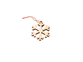 Ozdoby dřevěné - Vločka