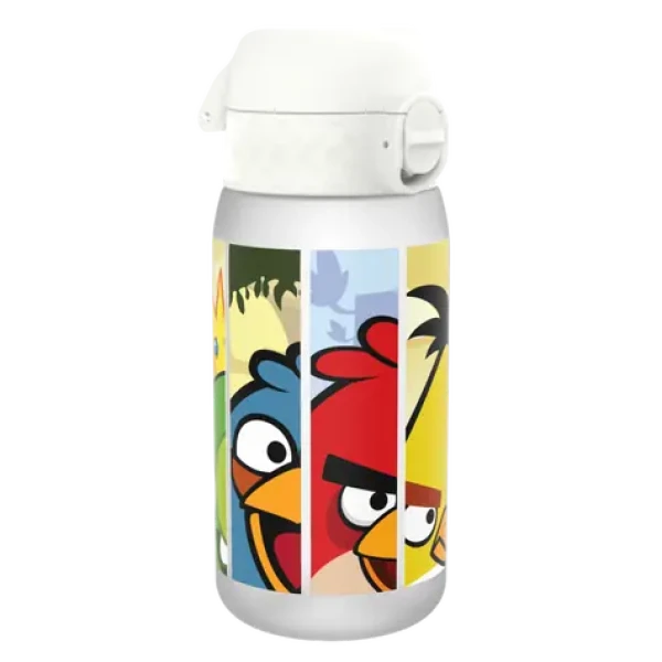 Ion8 One Touch Dětská láhev Angry Birds Stripe Faces 400 ml (0619098087239)