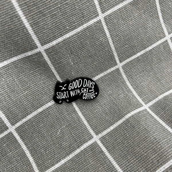 Pinarna.cz Good days start with cat and coffee / Dobré dny začínají s kočkou a kávou