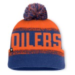 Fanatics Pánská zimní čepice Edmonton Oilers NHL Thrive Cuffed Pom Beanie