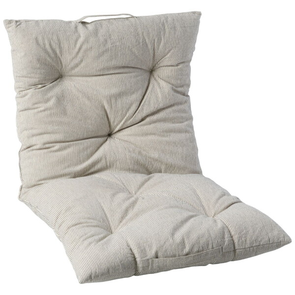 Ib Laursen Prošívaná matrace Lina Thin Stripes 50 × 100 cm, šedá barva, textil