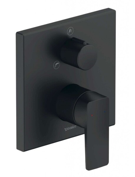 DURAVIT - Manhattan Baterie pod omítku, pro 2 spotřebiče, matná černá MH5210012046