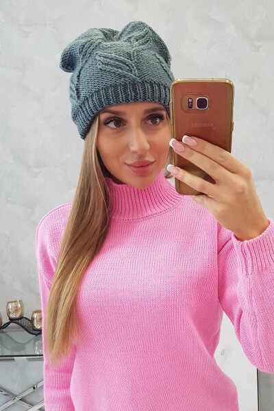 Majka dámská čepice K376 tmavě šedá UNI