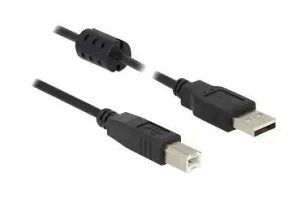 Delock USB 2.0 A/B černá / Kabel / USB-A (M) - USB-B (M) / 1,5 m (84896)
