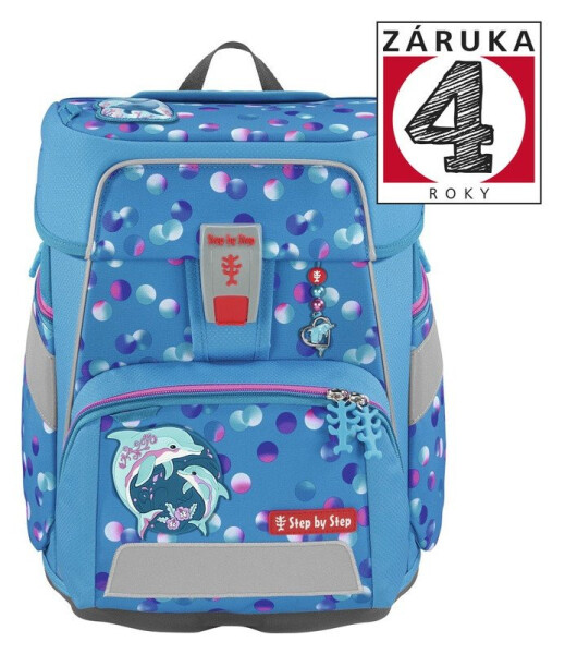 Školní aktovka SPACE Dolphin Finja 5 dílný set, AGR certifikát
