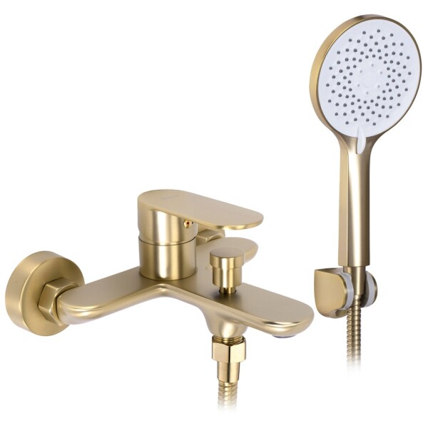 REA - Vanová nástěnná baterie DROP Brush Gold REA-B6399
