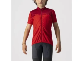 Castelli Neo Prologo dětský dres krátký rukáv červená vel. 8