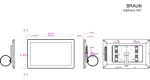 Braun DigiFrame 1901 47 cm (18,5") / Fotorámeček / 18,5" (21250)