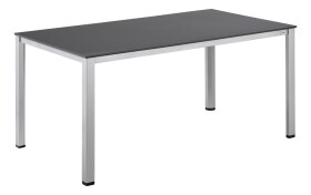 KETTLER CUBIC / KETTALUX jídelní hliníkový stůl 160x90 cm - stříbrná / antracit