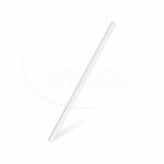 Wimex 409201 Slámky papírové rovné bílé 20 cm Ø 8 mm