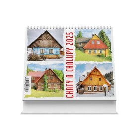 Chaty chalupy 2025 stolní kalendář