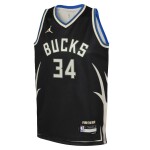 Dětský dres Milwaukee Bucks NBA Giannis Antetokounmpo #34 Jordan Swingman Černá (YOUTH)