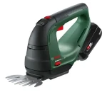 Bosch AdvancedShear 18V-10 zelená/černá / Aku nůžky na trávu a keře / 18V / 2,0 Ah Li-ion / vč. baterie a nabíječky (0600857000)