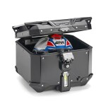 Obkev42B černý horní kufr Givi Trekker Outback Evo hliníkový (Monokey topcase), bez zámku, 42 l.