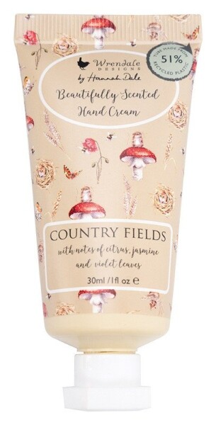 Krém na ruce Country Fields, 30 ml - Citrusy, jasmín, lístky fialky